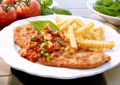 Schnitzel Chef Frites