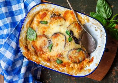 Moussaka met aardappelschijfjes van McCain